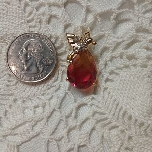 Pink Hummingbird Pendant